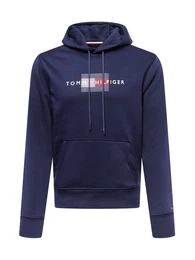 Sweatshirt weiß / feuerrot / navy