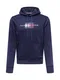 TOMMY HILFIGER Sweatshirt weiß / feuerrot / navy