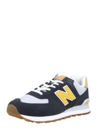 Sneaker ''''574'''' anthrazit / gelb / wei