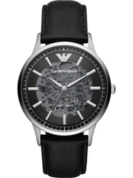 Uhr schwarz / silber
