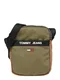 Tommy Jeans Torba za čez ramo  kaki / temno zelena / karamel / črna / bela