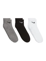 Nike Sportsocken Everyday Cushioned graumeliert/schwarz/weiß