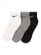 NIKE Socken 'EVERYDAY CUSH' graumeliert / schwarz / wei