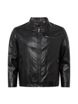 Jack & Jones Plus Jacke 'Rocky' schwarz