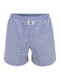 Boxershorts himmelblau / hellblau / wei