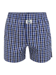 Boxershorts royalblau / dunkelblau / wei