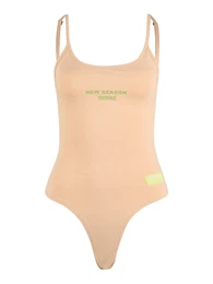 Tričkové body tělová / světle zelená