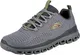 SKECHERS Nizke superge  siva / neonsko zelena / rdea