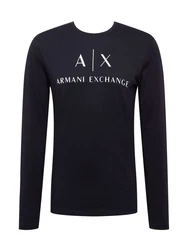 ARMANI EXCHANGE Shirt navy/weiß