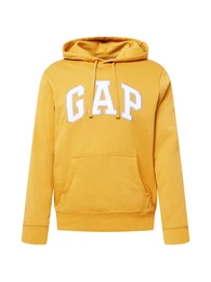 Sweatshirt goldgelb / weiß / hellgrau