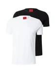 HUGO T-Shirt 'Round' 10194355 01 schwarz/weiß