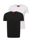 HUGO T-Shirt HUGO-V schwarz/weiß
