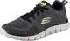 SKECHERS Nizke superge ''''Track''''  antracit / neonsko zelena