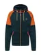 Iriedaily Sweatjacke tanne / orange / dunkelrot / schwarz / wei