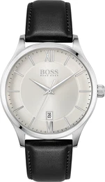 Uhr schwarz / silber / wei