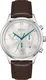 BOSS Orange Uhr silber / dunkelbraun / trkis