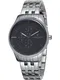 PIERRE CARDIN Uhr silber / schwarz / hellblau