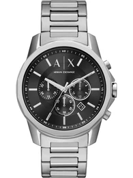 Uhr schwarz / silber