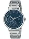 PIERRE CARDIN Uhr silber / blau