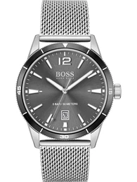 Uhr schwarz / silber