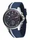 TOMMY HILFIGER Uhr dunkelblau / silber / weiß / rot