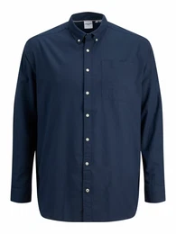 Plus Hemd 'Oxford' navy