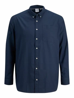 Jack & Jones Langarmhemd Oxford navy