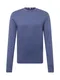 TOMMY HILFIGER Pullover taubenblau / navy / feuerrot / weiß