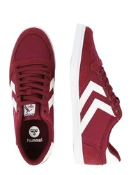 Hummel Sneaker Slimmer Stadil weinrot/weiß