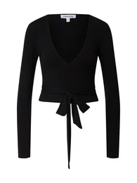 Tričko 'Sabrina' černá