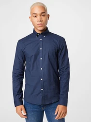 LINDBERGH Businesshemd Oxford-Hemd navy