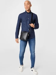 LINDBERGH Businesshemd Oxford-Hemd navy