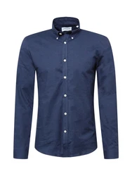 LINDBERGH Businesshemd Oxford-Hemd navy