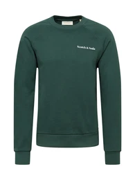 Sweatshirt grün / weiß