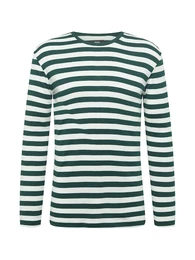 MADS NORGAARD COPENHAGEN Shirt ''''Tobias'''' grün / weiß