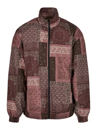 Jacke weiß / beere / dunkelbraun