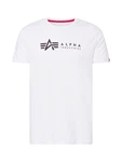 Alpha Industries Rundhalsshirt Label T 2 Pack schwarz / weiß Alpha Industries Rundhalsshirt Label T 2 Pack schwarz / weiß