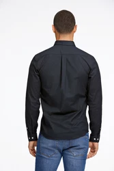 LINDBERGH Businesshemd Oxford-Hemd schwarz