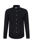 LINDBERGH Businesshemd Oxford-Hemd schwarz LINDBERGH Businesshemd Oxford-Hemd schwarz