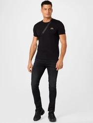 Alpha Industries T-Shirt Backprint T Camo Print dunkelbraun/grün/khaki/schwarz
