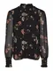 VERO MODA Bluza ''''Smilla''''  črna / roza / oliva / rjasto rdeča