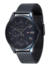 Uhr navy / wei