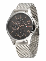 Uhr silber / anthrazit / gold