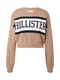 HOLLISTER Pulover ''''BTS ASIA''''  svetlo rjava / bela / črna