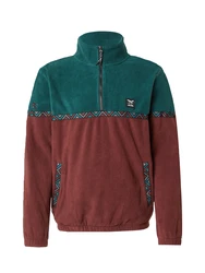 Iriedaily Pullover Monte Noe petrol / rostrot