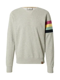 Sweatshirt ''''Der 25'''' graumeliert / rot / grün / gelb / schwarz