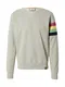 Fli Papigu Sweatshirt ''''Der 25'''' graumeliert / rot / grün / gelb / schwarz