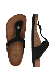 BIRKENSTOCK Zehentrenner 'Gizeh' schwarz