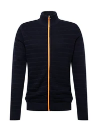 Strickjacke ''''Folke'''' navy / orange