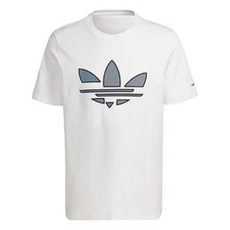 T-Shirt rauchblau / schwarz / weiß